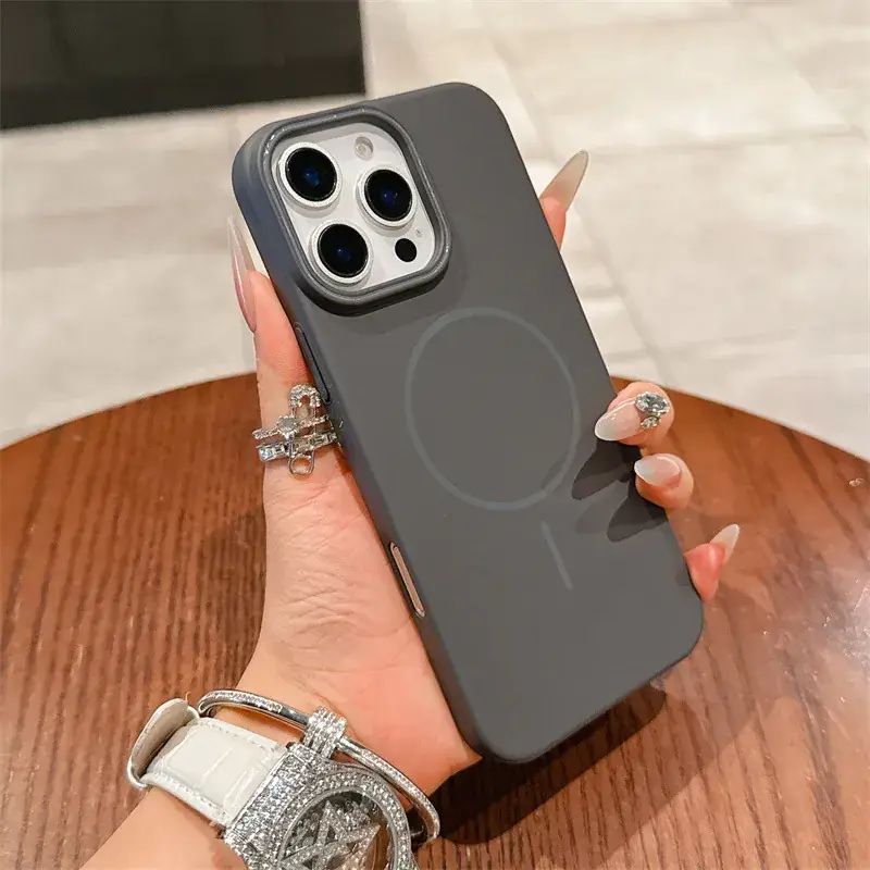 Orange Magnetic Phone Case for Apple 17Promax