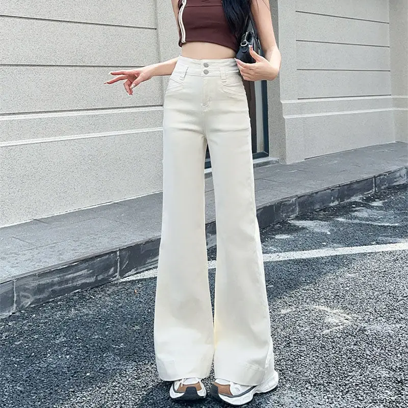 Meat-Covered Wide Leg Jeans Women 2025