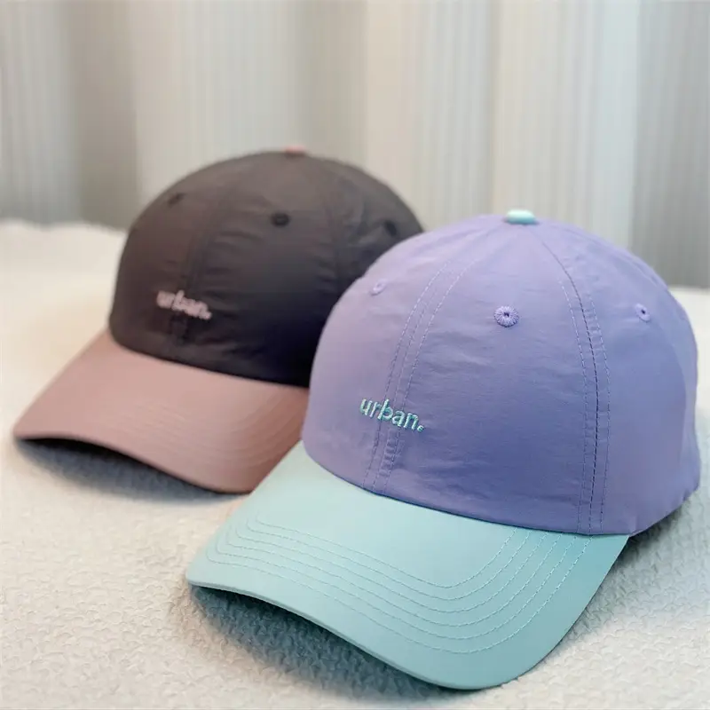 Women's Korean Baseball Cap Contrast Embroidered - Image 7