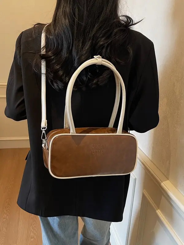 Vintage Brown Crossbody Bag for Women 2025