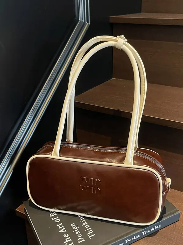 Vintage Brown Crossbody Bag for Women 2025
