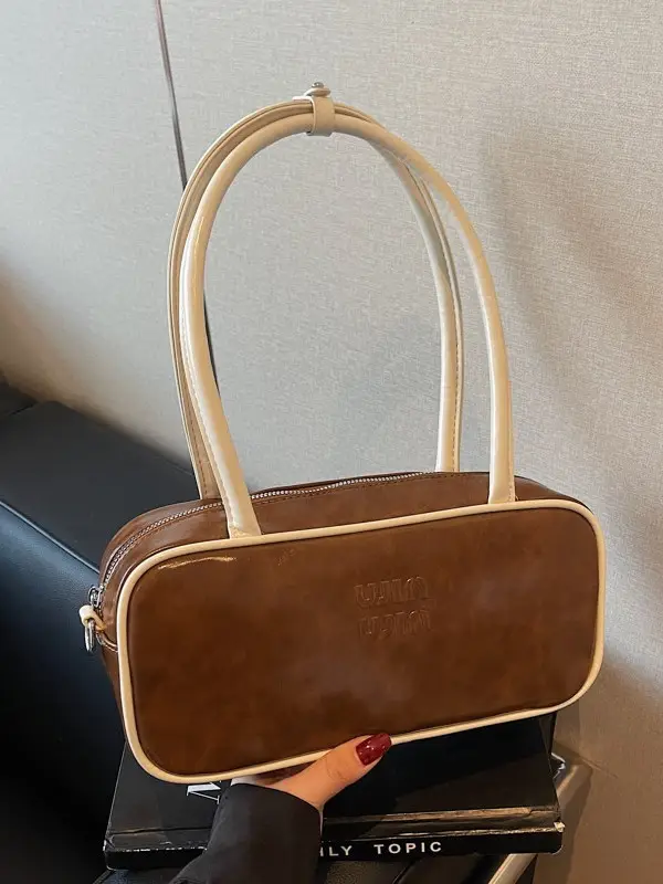 Vintage Brown Crossbody Bag for Women 2025