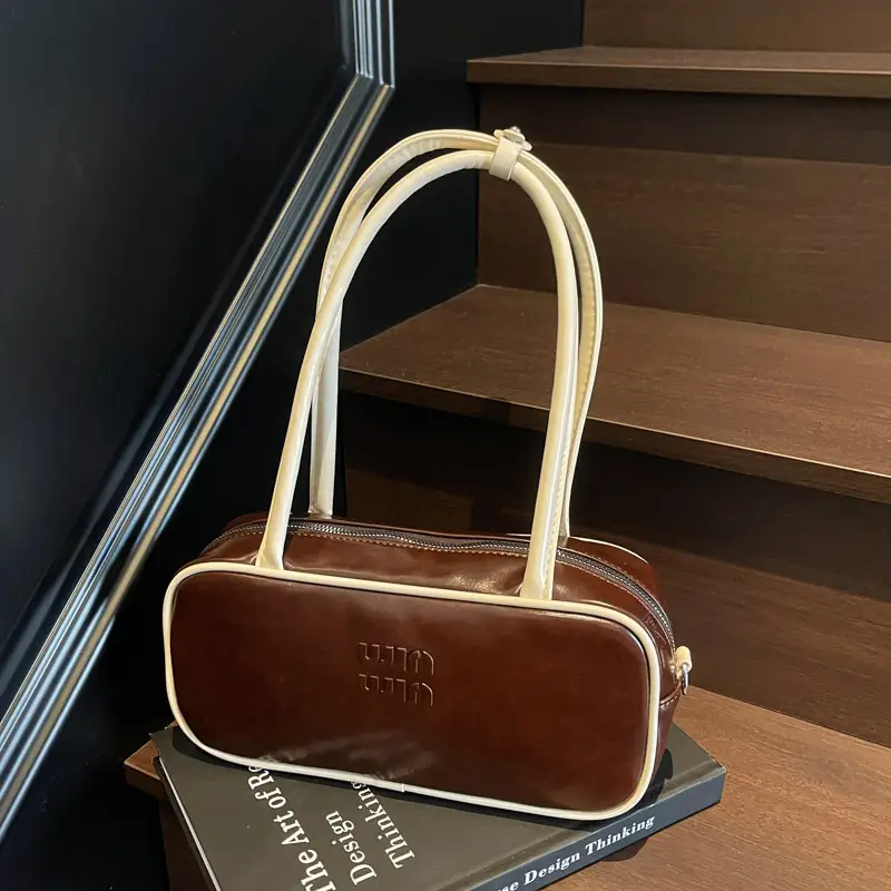 Vintage Brown Crossbody Bag for Women 2025