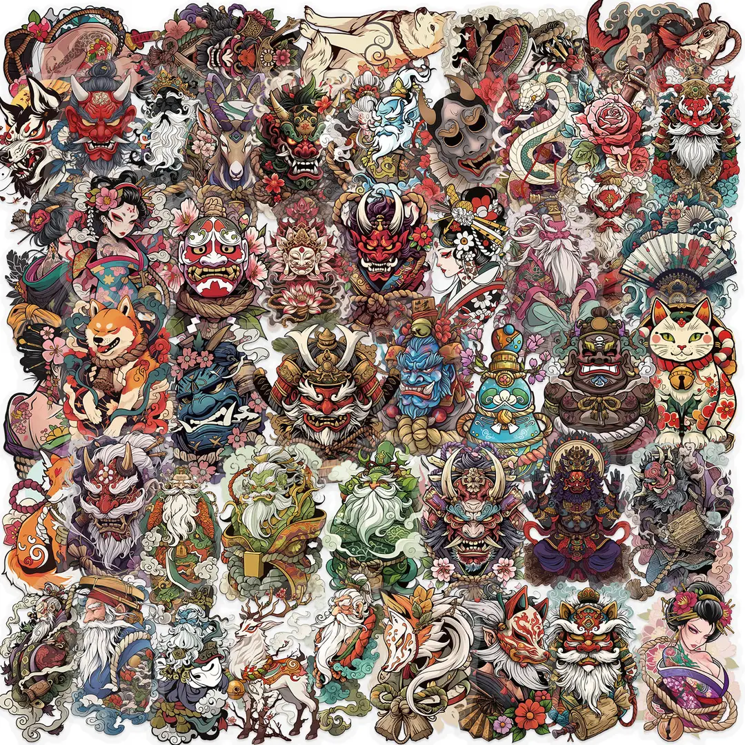A variety of 50 double transparent stickers transparent waterproof DIY hand account material mobile phone notebook personality ins decorative stickers