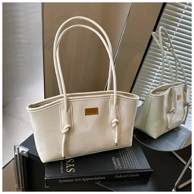 Black Leather Shoulder Tote Bag for Women 2025 — feature 34