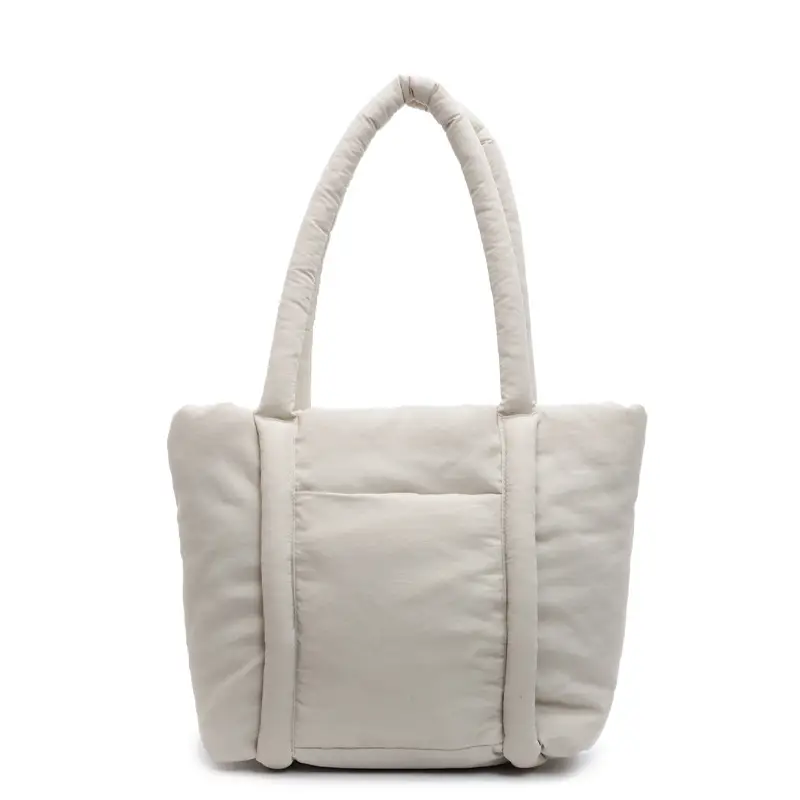Women's Cotton Padded Shoulder Bag Large Capacity - Image 5