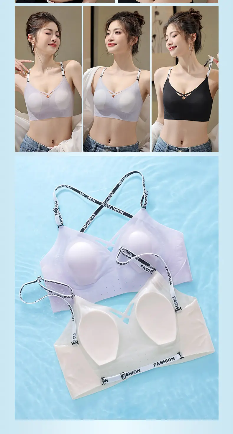 New Large Backless Underwear Women's Jelly Glue Rabbit Ears — feature 21