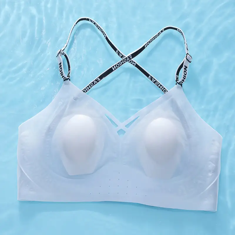 New Large Backless Underwear Women's Jelly Glue Rabbit Ears - Image 3