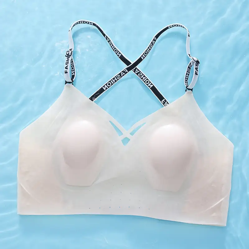 New Large Backless Underwear Women's Jelly Glue Rabbit Ears - Image 4