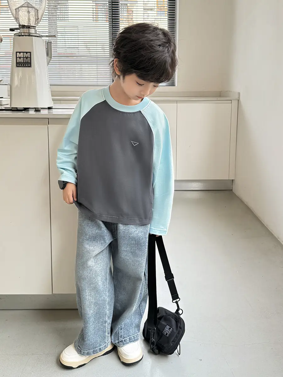 Boys' Pure Cotton Long Sleeve T-Shirt Set - Image 4