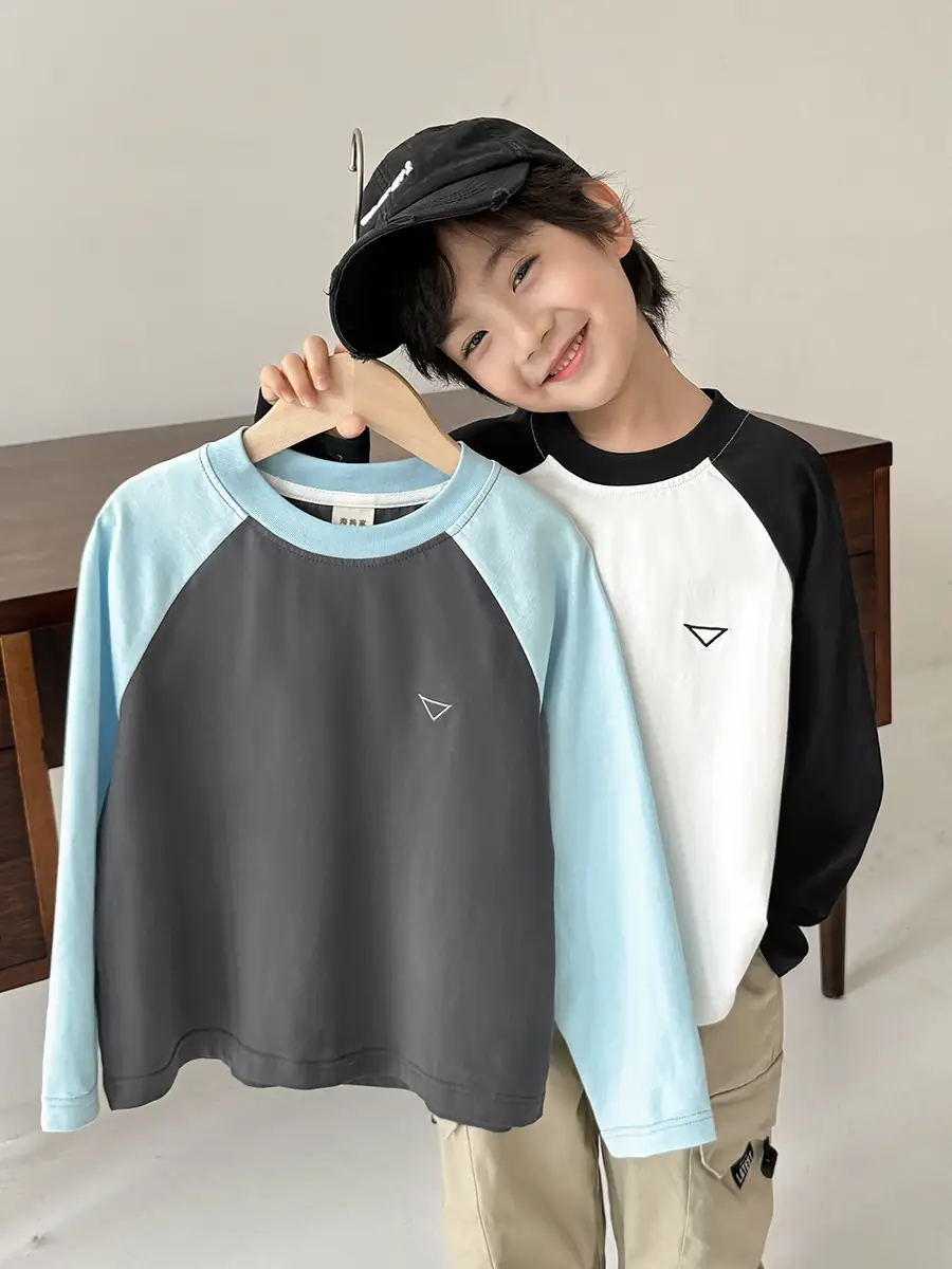 Boys' Pure Cotton Long Sleeve T-Shirt Set - Image 6