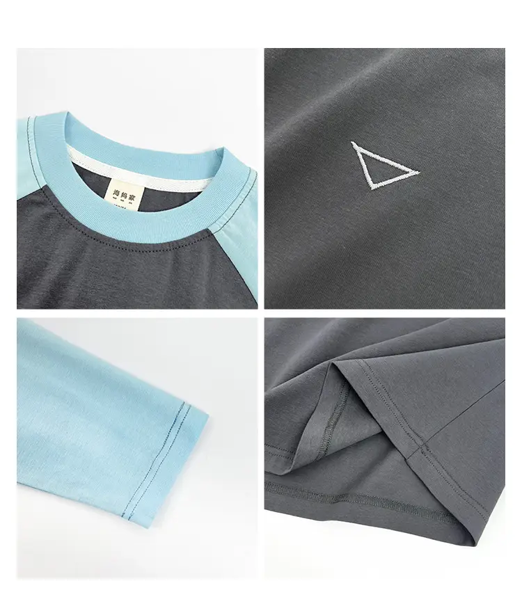 Boys' Pure Cotton Long Sleeve T-Shirt Set — feature 4