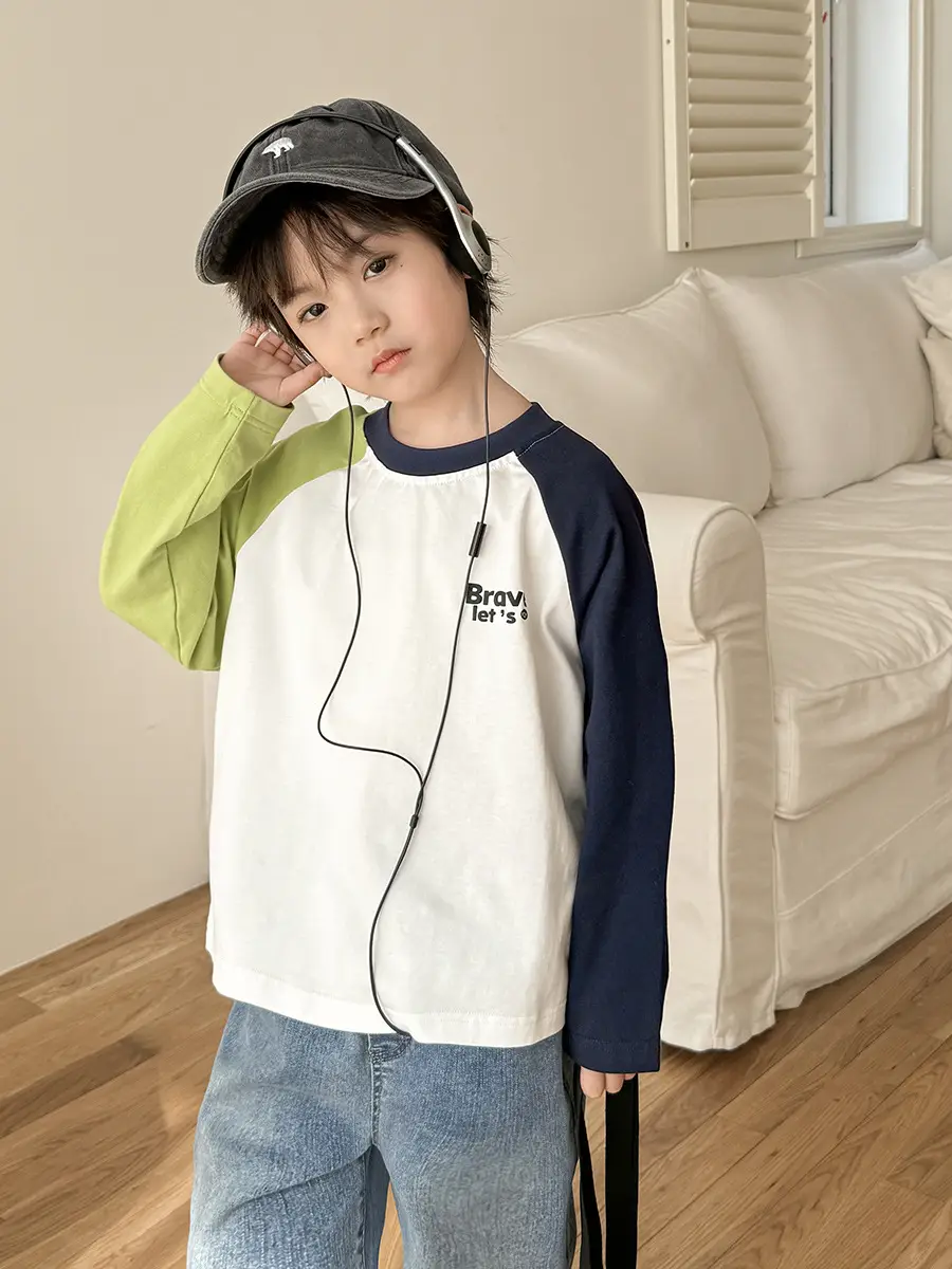 Haima Boys Raglan Sleeve T-Shirt Cotton Spring 2026 - Image 6