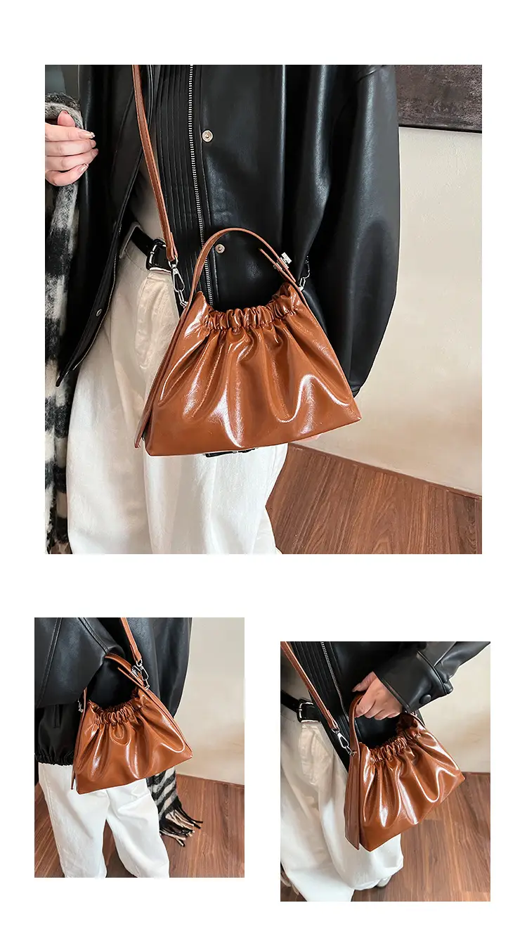 2024 New Fashion Shoulder Crossbody Bag Olive Gloss — feature 15