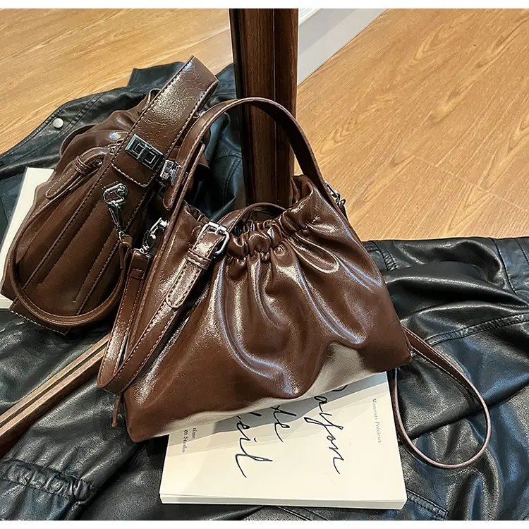 2024 New Fashion Shoulder Crossbody Bag Olive Gloss — feature 17
