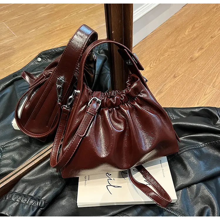 2024 New Fashion Shoulder Crossbody Bag Olive Gloss — feature 18