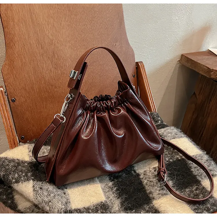 2024 New Fashion Shoulder Crossbody Bag Olive Gloss — feature 23