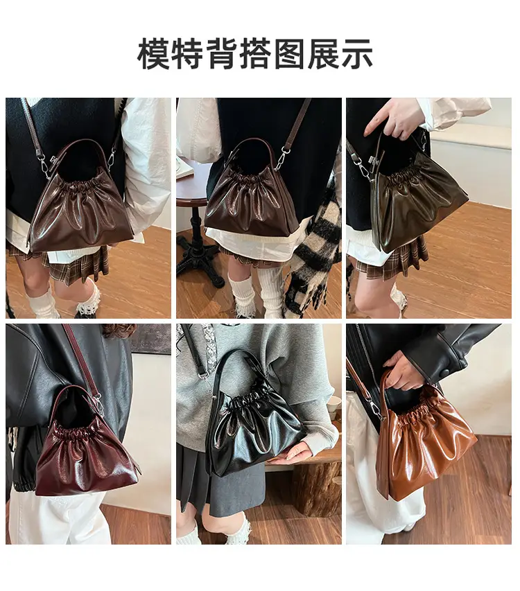 2024 New Fashion Shoulder Crossbody Bag Olive Gloss — feature 4