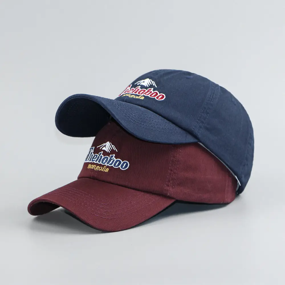 Korean Style Mountain Embroidered Women's Cap - Image 4