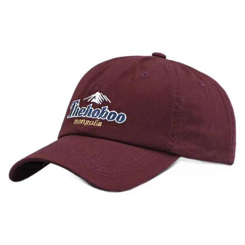 Korean Style Mountain Embroidered Women's Cap - Image 7