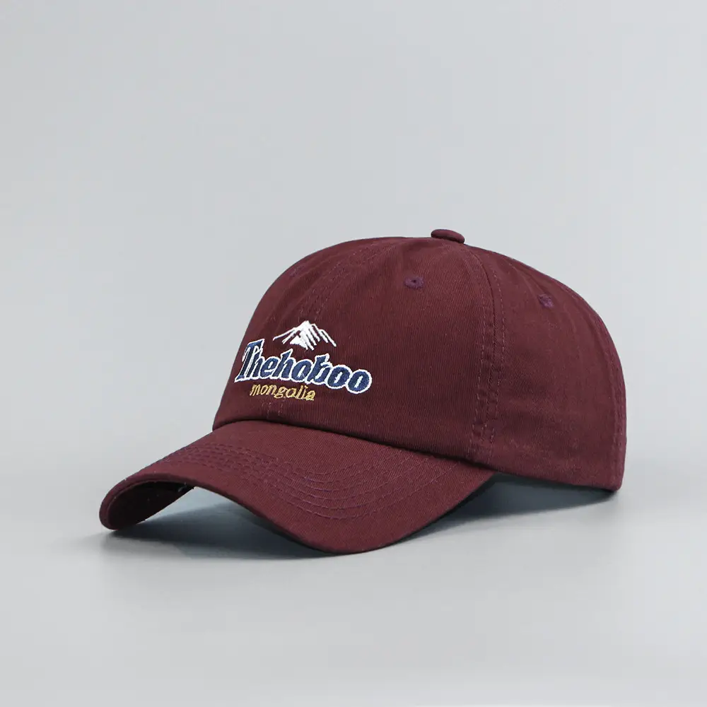 Korean Style Mountain Embroidered Women's Cap — feature 12