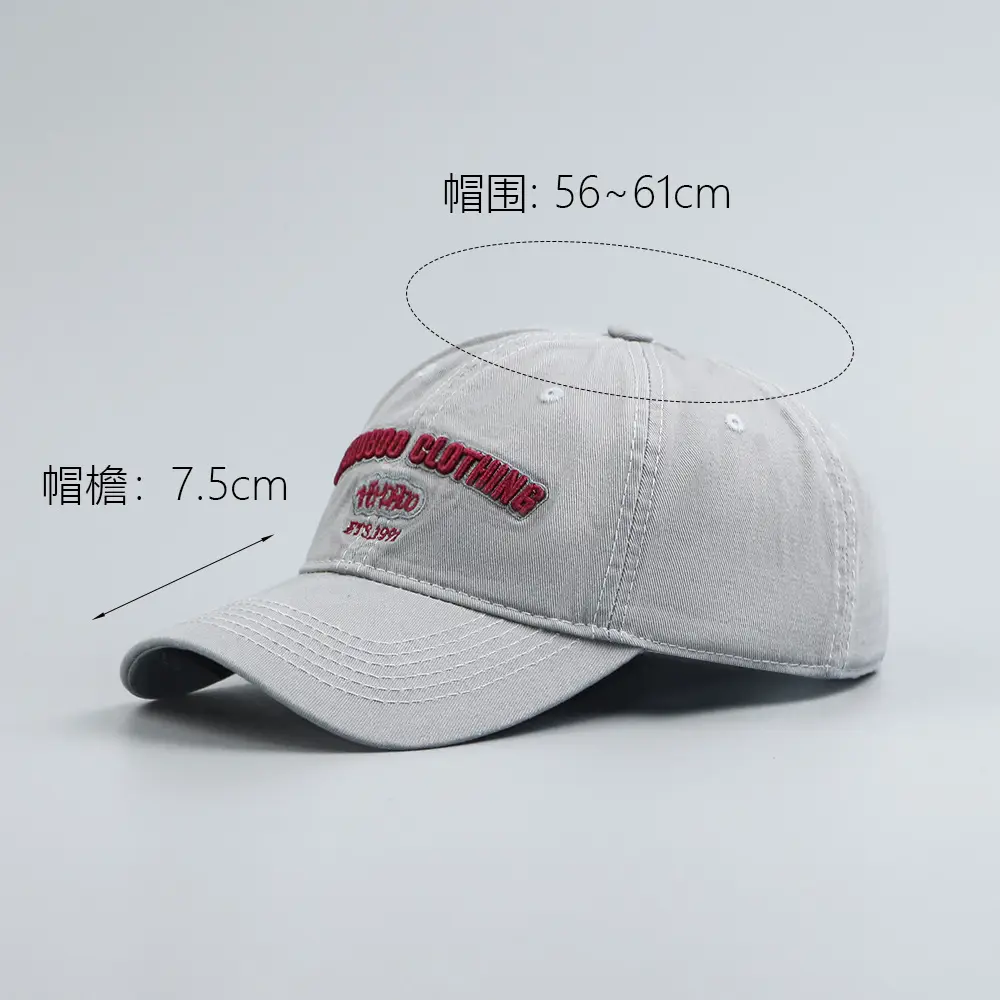Women Korean Baseball Cap Gold Buckle 56-61cm - Image 3
