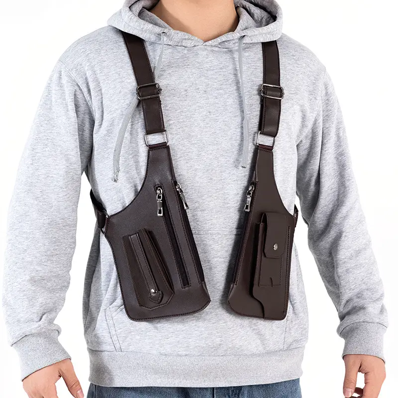 Tactical Armpit Bag for Men Black Multi-Functional - Image 10