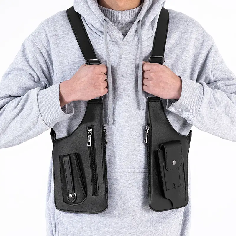 Tactical Armpit Bag for Men Black Multi-Functional - Image 11