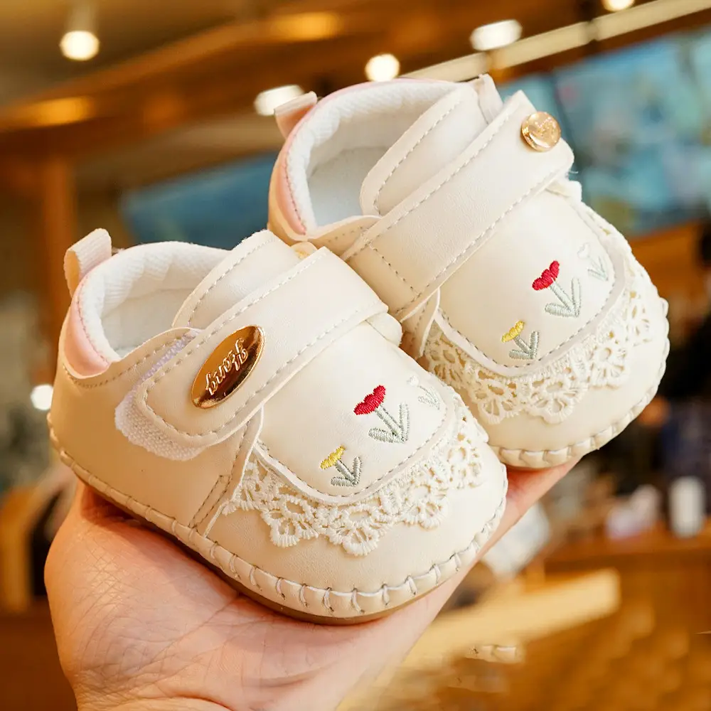 Baby Shoes Soft Sole Non-Slip Spring and Autumn New Toddler Shoes 0-1 Year Old
