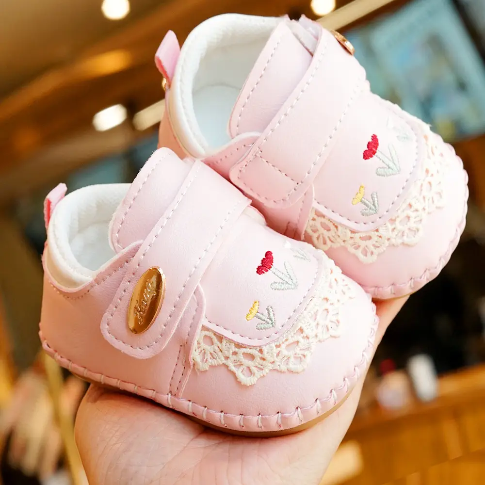 Baby Shoes Soft Sole Non-Slip Spring and Autumn New Toddler Shoes 0-1 Year Old