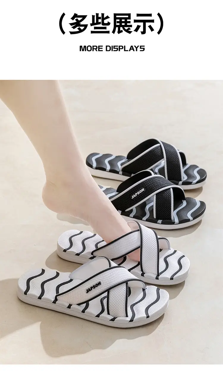 Home Sandals for Women, Non-Slip Thick-Soled Eva Massage Large Size Couple's Bathroom Bathing Men's Trendy Slippers for Summer — feature 17
