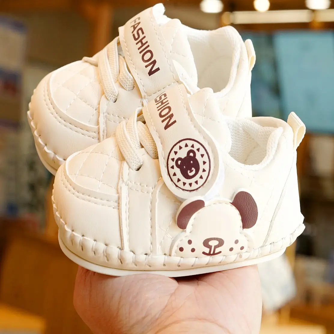 Baby Shoes Pink Cartoon Soft Sole 0-1 Year