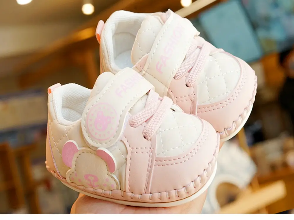 Baby Shoes Pink Cartoon Soft Sole 0-1 Year — feature 6