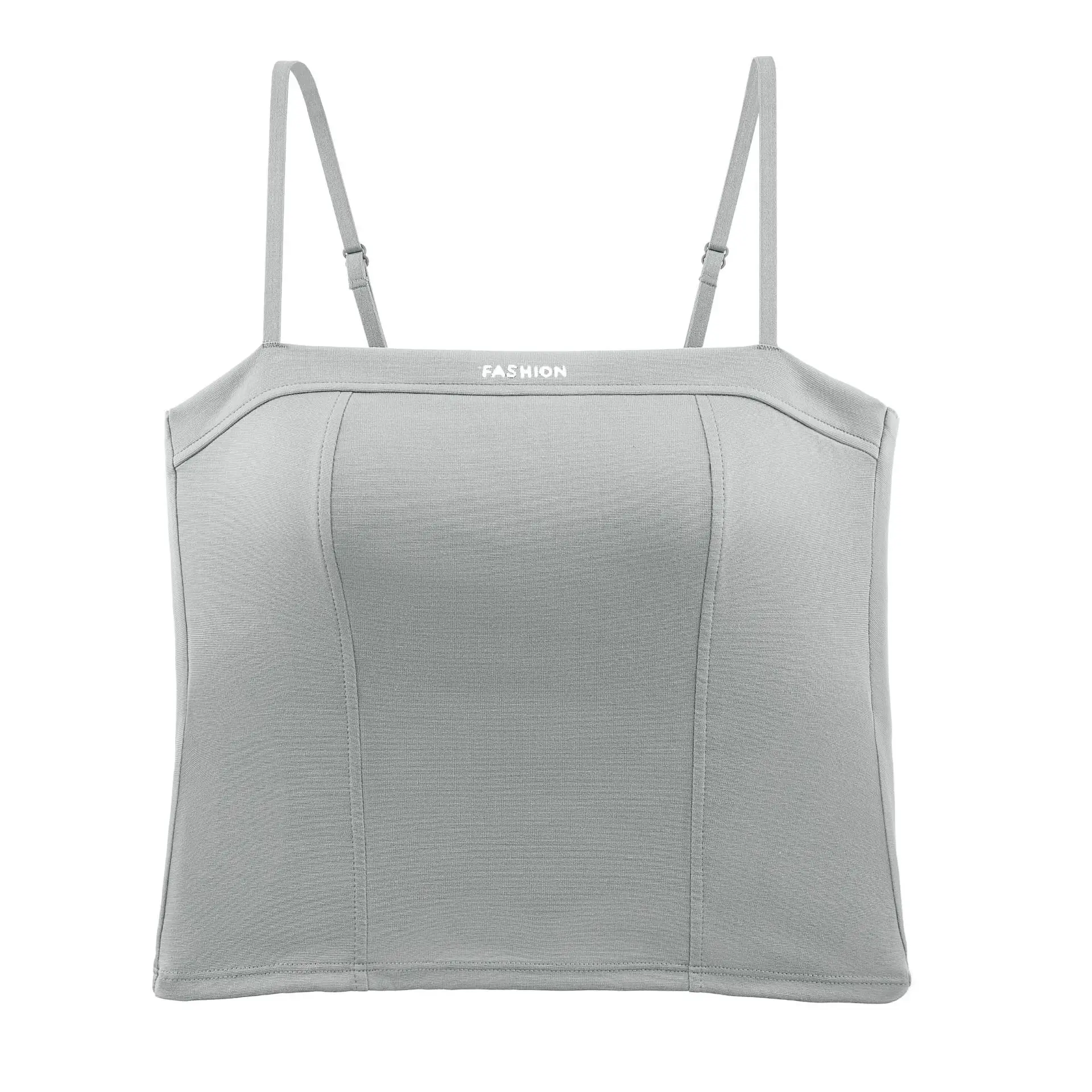 Women's High-Elasticity Camisole Tank Top with Chest Pad - Image 8