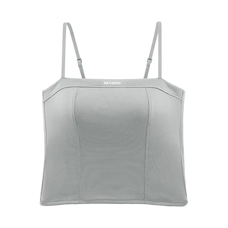 Women's High-Elasticity Camisole Tank Top with Chest Pad - Image 3