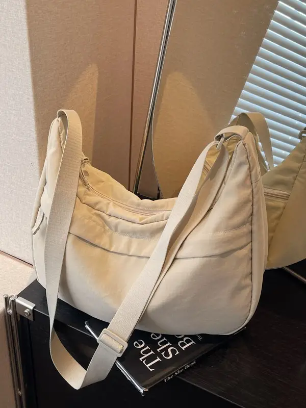 Women's Large Capacity Navy Blue Shoulder Crossbody Bag - Image 8