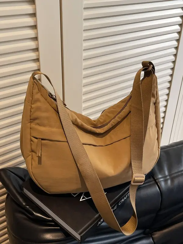 Women's Large Capacity Navy Blue Shoulder Crossbody Bag - Image 10