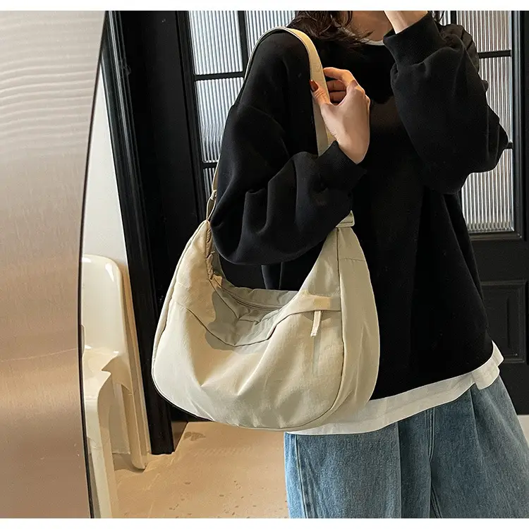 Women's Large Capacity Navy Blue Shoulder Crossbody Bag — feature 12