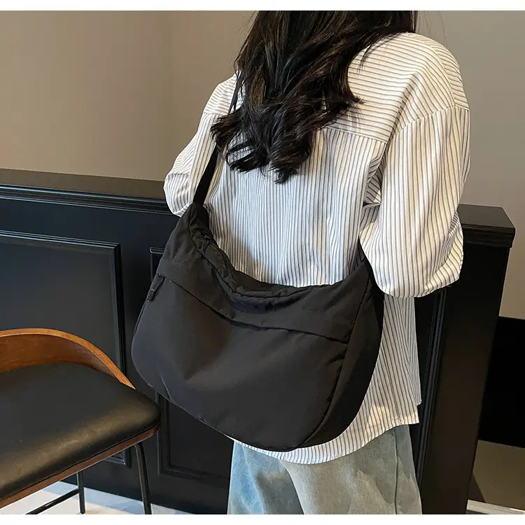 Women's Large Capacity Navy Blue Shoulder Crossbody Bag — feature 22