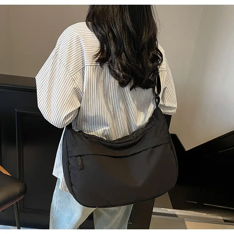 Women's Large Capacity Navy Blue Shoulder Crossbody Bag — feature 24