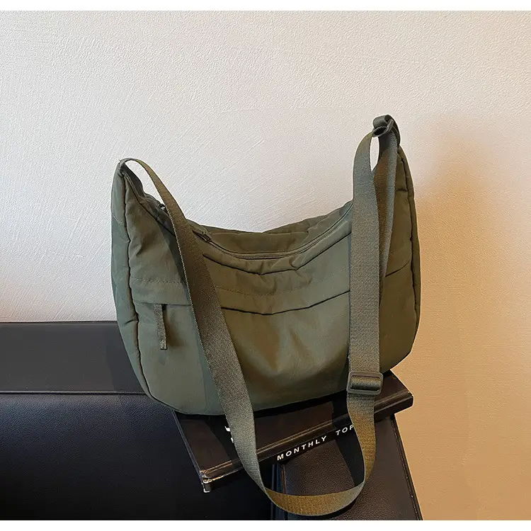 Women's Large Capacity Navy Blue Shoulder Crossbody Bag — feature 32