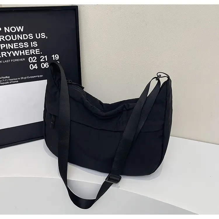 Women's Large Capacity Navy Blue Shoulder Crossbody Bag — feature 43
