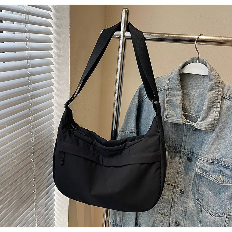 Women's Large Capacity Navy Blue Shoulder Crossbody Bag — feature 45