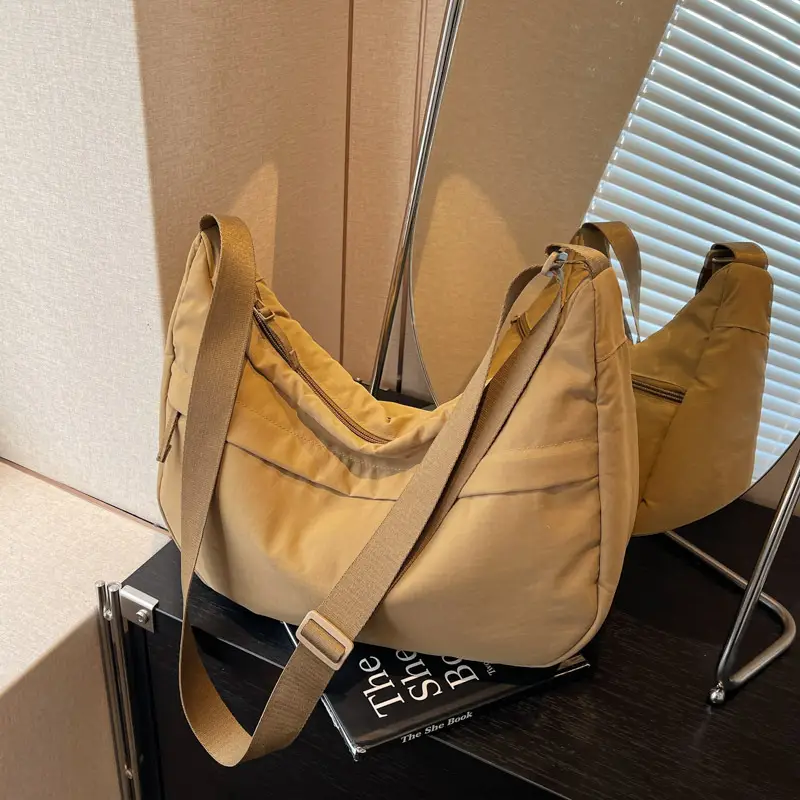 Women's Large Capacity Navy Blue Shoulder Crossbody Bag - Image 5