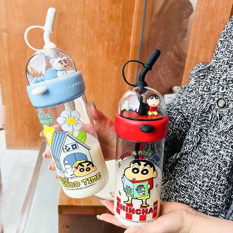 Crayon Shin New Shooting Water Cup Tritan Large Capacity - Image 6