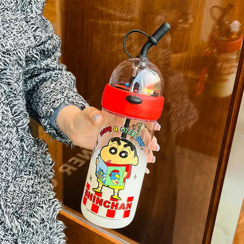 Crayon Shin New Shooting Water Cup Tritan Large Capacity - Image 3