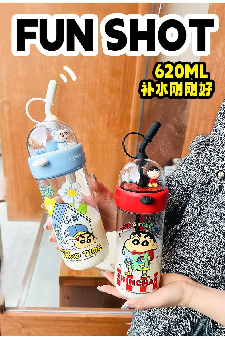 Crayon Shin New Shooting Water Cup Tritan Large Capacity — feature 12