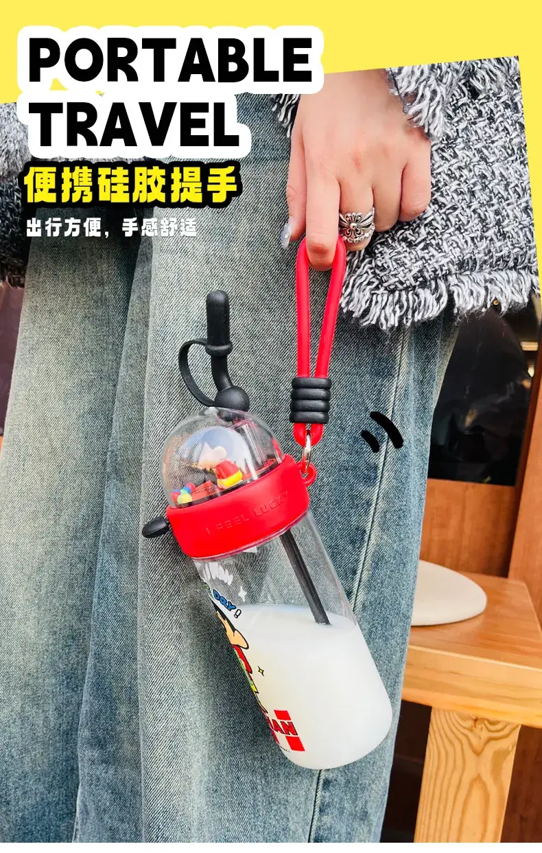 Crayon Shin New Shooting Water Cup Tritan Large Capacity — feature 9