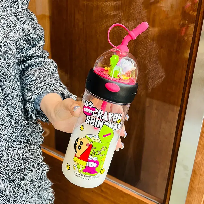Crayon Shin New Shooting Water Cup Tritan Large Capacity - Image 2