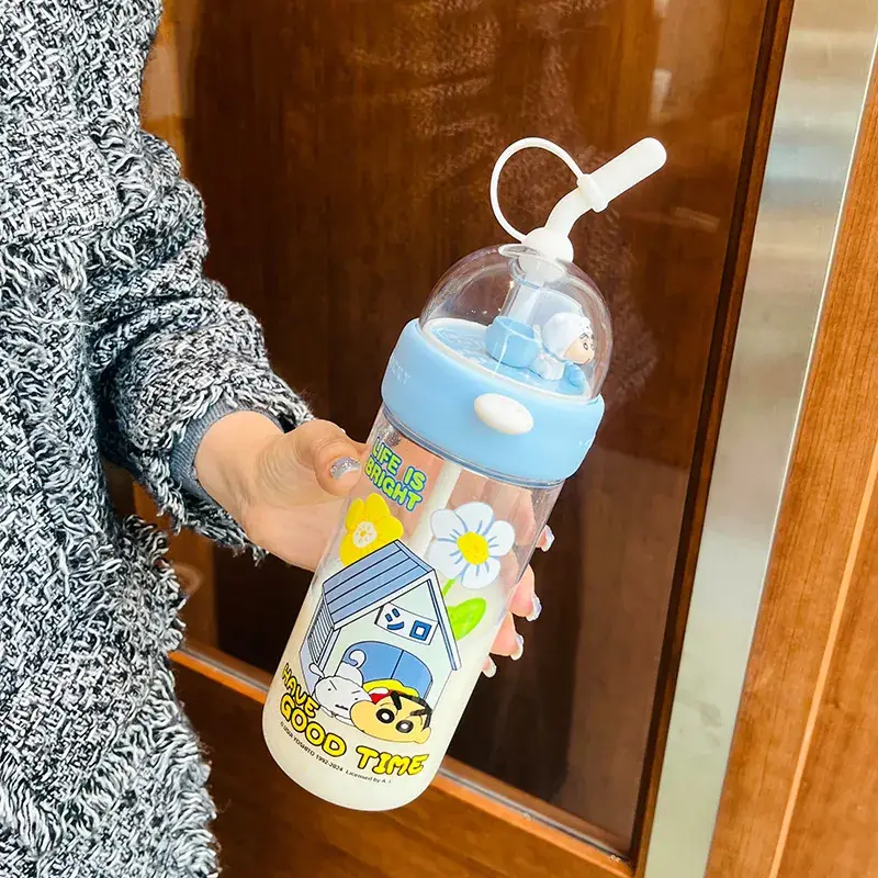 Crayon Shin New Shooting Water Cup Tritan Large Capacity - Image 4